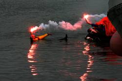 Newlyn Fish Festival - RNLI demonstration