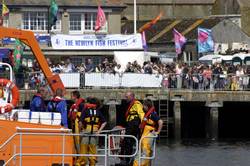 Newlyn Fish Festival - RNLI demonstration