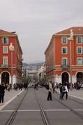 Place massena looking down Avenue Jean Médecin