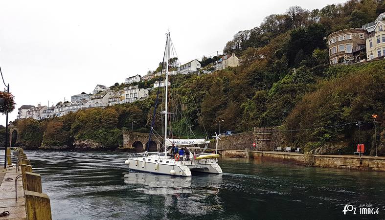 10 October 2017 - Milo Merlino leaving Looe © Ian Foster / fozimage