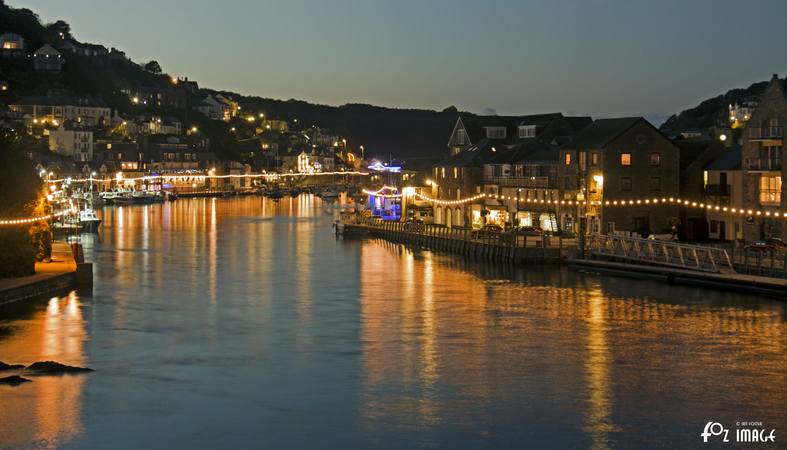 5 October 2017 Harvest moon over East Looe © Ian Foster / fozimage