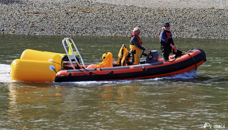 8 October 2017 - Enterprise sailors - LSC safety boat © Ian Foster / fozimage