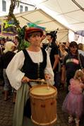 Polperro festival - Lord Mayor leaves Big Green