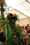 Polperro festival - Lord Mayor leaves Big Green