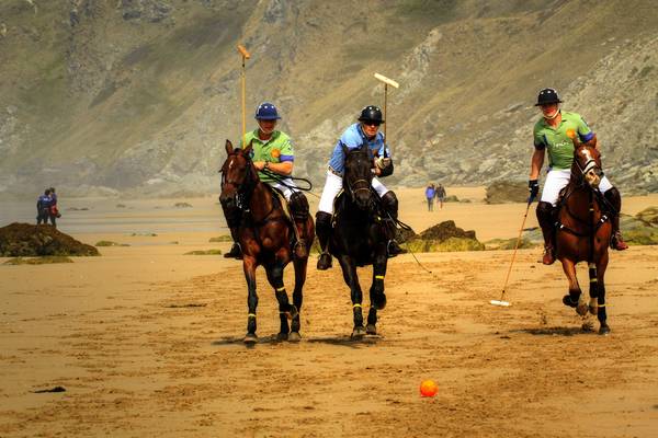 5th September 2011 - 5th Veuve Clicquot Polo on the Beach - Team press call on Watergate bay.