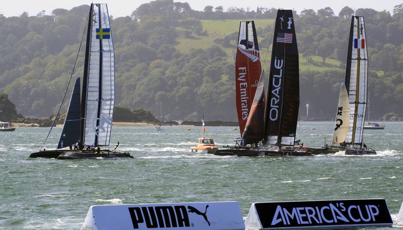 America's Cup World Series - Plymouth Sound - © Ian Foster / fozimage