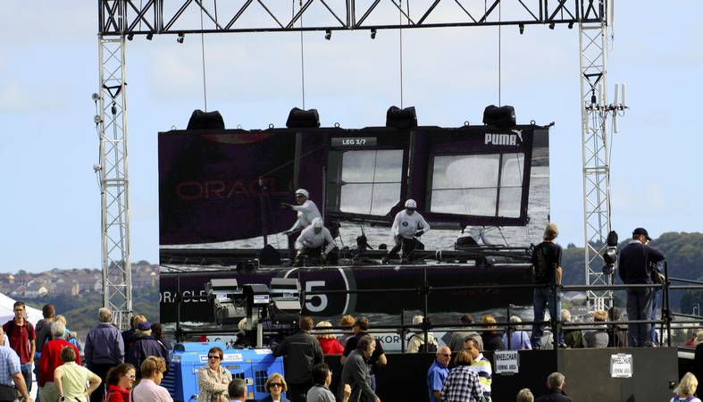 America's Cup World Series - Plymouth Hoe - © Ian Foster / fozimage