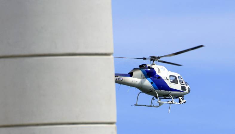 America's Cup World Series - Media Helicopters - © Ian Foster / fozimage