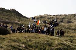 Procession to St Pirans Oratory