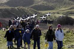 the procession