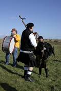 Musicians at St Pirans Cross