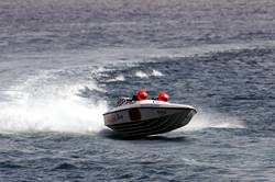 Powerboat racing - Looe bay