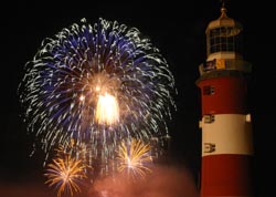 Smeaton's Tower - Fireworks