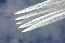 Reds in formation