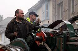 Trevithick steam engine parade