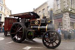 Trevithick steam engine parade