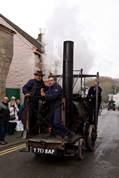 Trevithick Replica Puffin Devil going up Camborne Hill