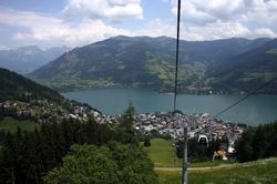 View from a gondola