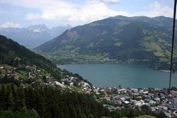 View from a gondola